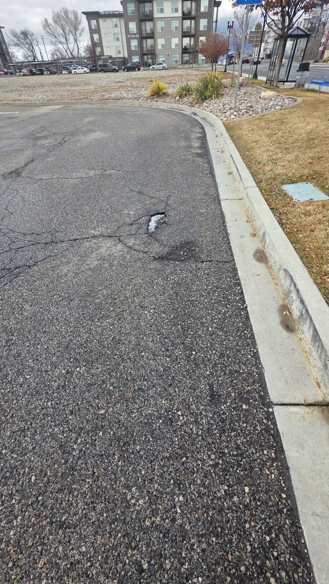 Before photo of WOG patch repair